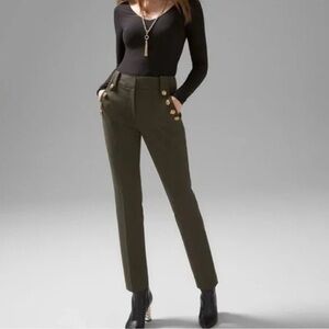WHBM Jolie Luxe Stretch Straight Leg Pant